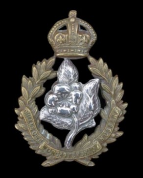 Regiment / Corps / Service Badge: Worcestershire Yeomanry (The Queen’s Own Worcestershire Hussars), 1/1st